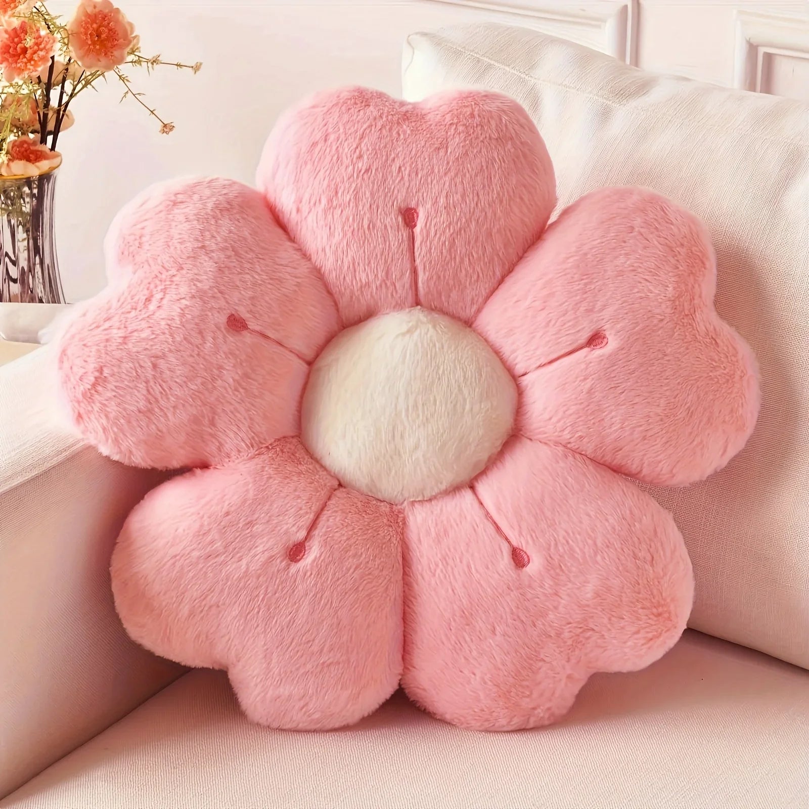 Cozy Daisy Flower Cushion