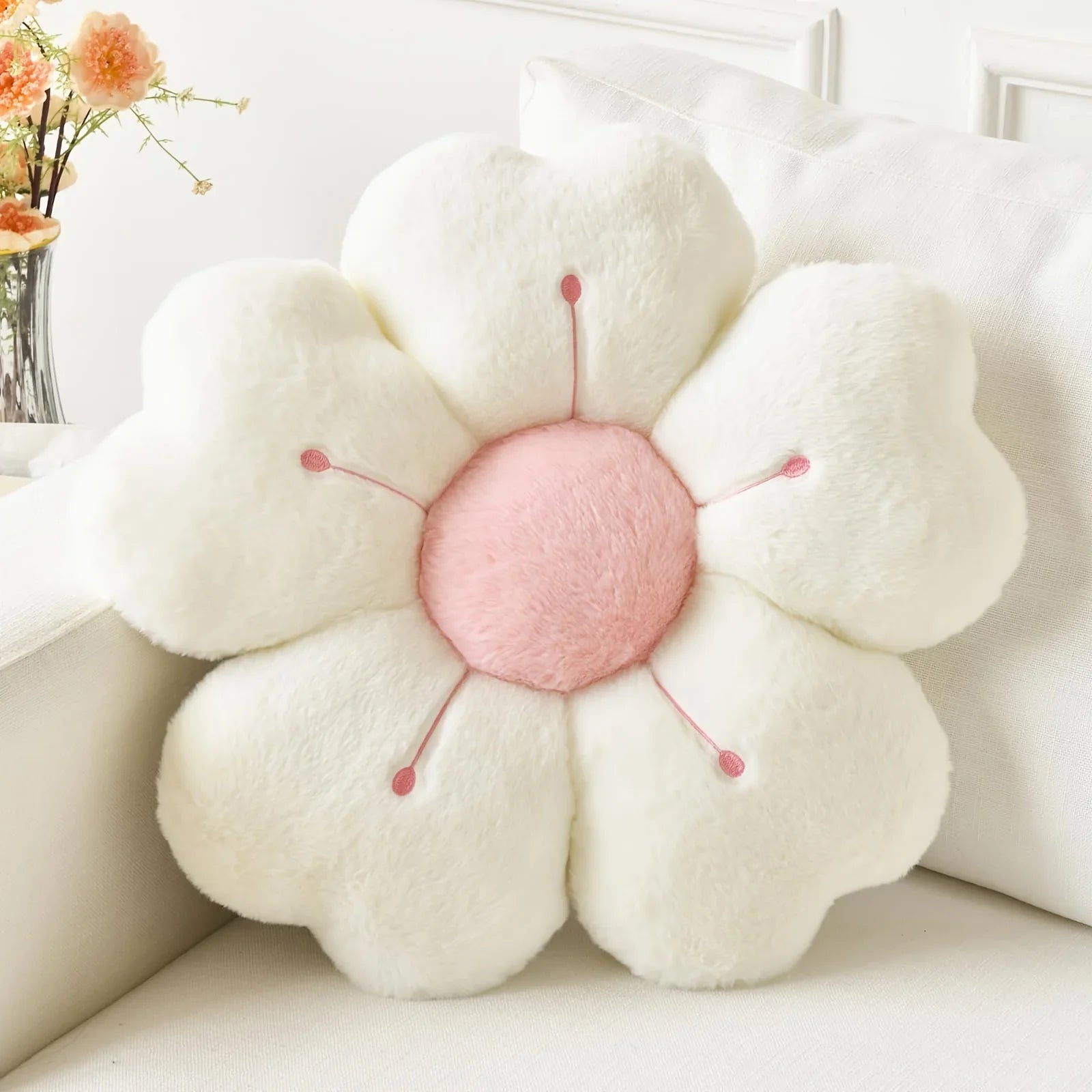 Cozy Daisy Flower Cushion